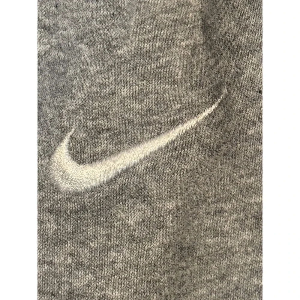Nike Womens XS Heather Gray High Waisted Joggers Sweatpants Cotton Blend Fleece